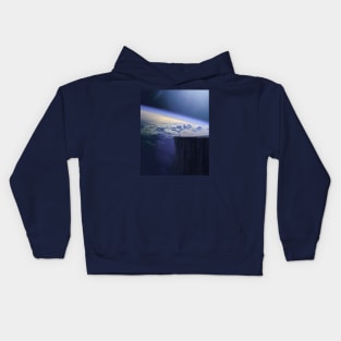 World Landscape with Lover Kids Hoodie